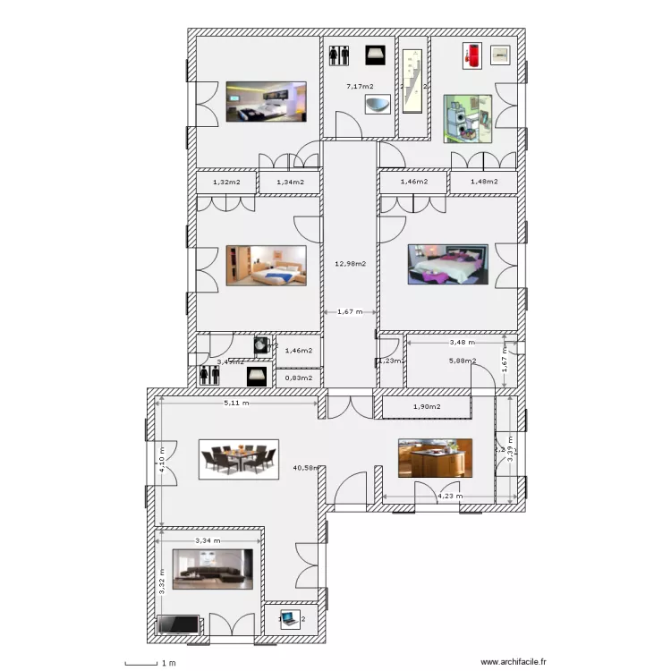 maison pm30. Plan de 
