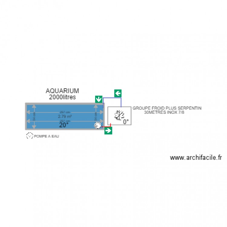 AQUARIUM. Plan de 0 pièce et 0 m2