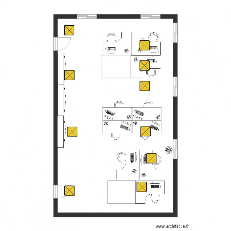 CAF. Plan de 0 pièce et 0 m2