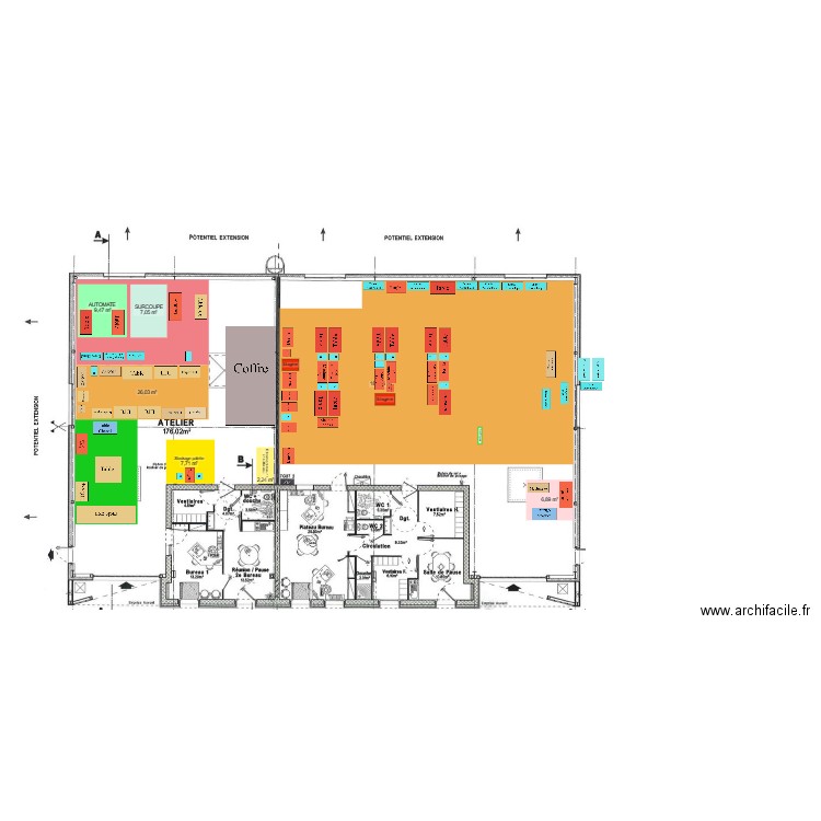 Sim 2 : inversion bâtiment v2. Plan de 0 pièce et 0 m2