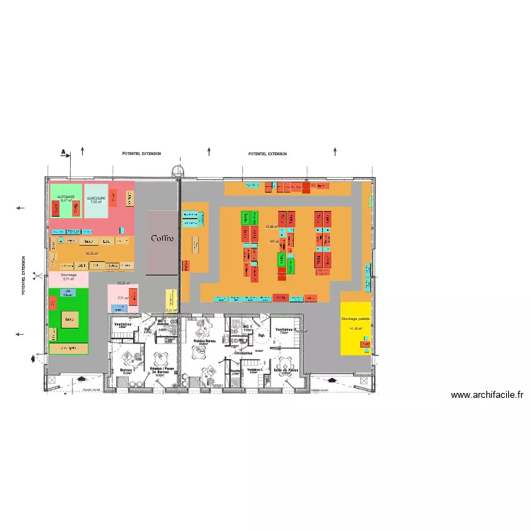 Sim 2 : inversion bâtiment v2. Plan de Sim 2 : inversion bâtiment v2. Plan de