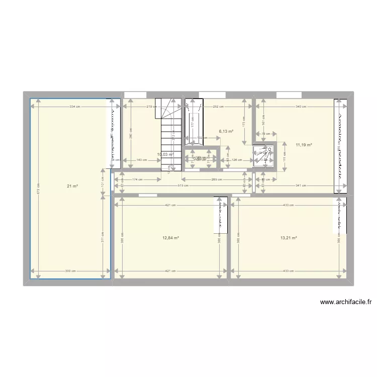 PLAN MAISON ETAGE MARCQ AVEC RANGEMENT. Plan de 