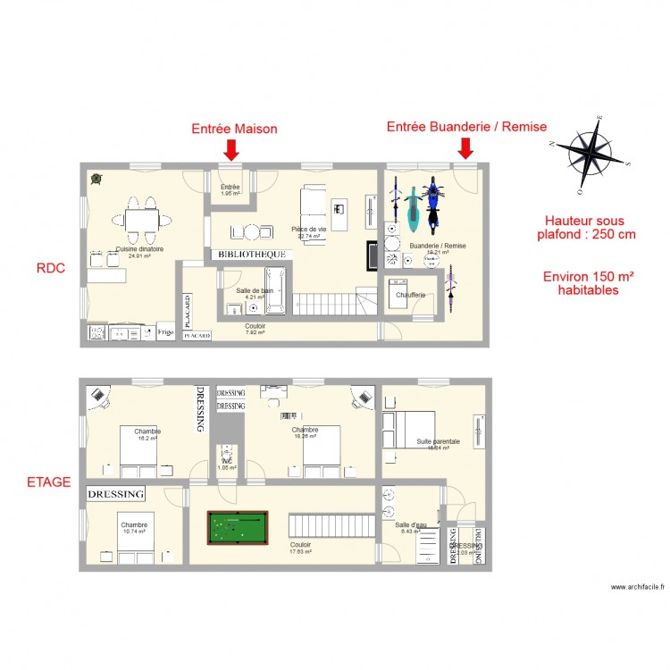 VANHOUTTE. Plan de 0 pièce et 0 m2