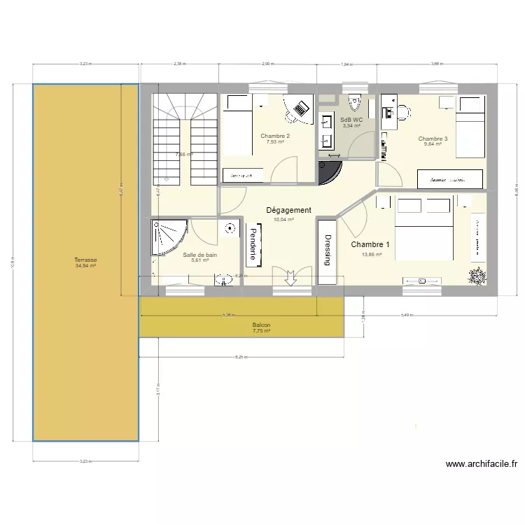 maison VIOLETA projet V3. Plan de 