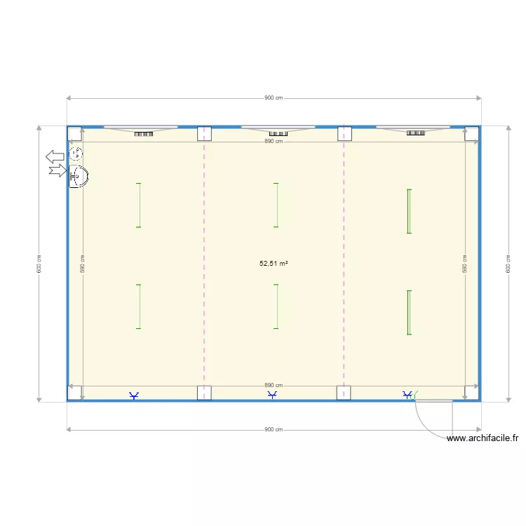 Balcaen Ecole Aurore. Plan de 