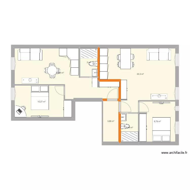 18 st philippe projet 2. Plan de 