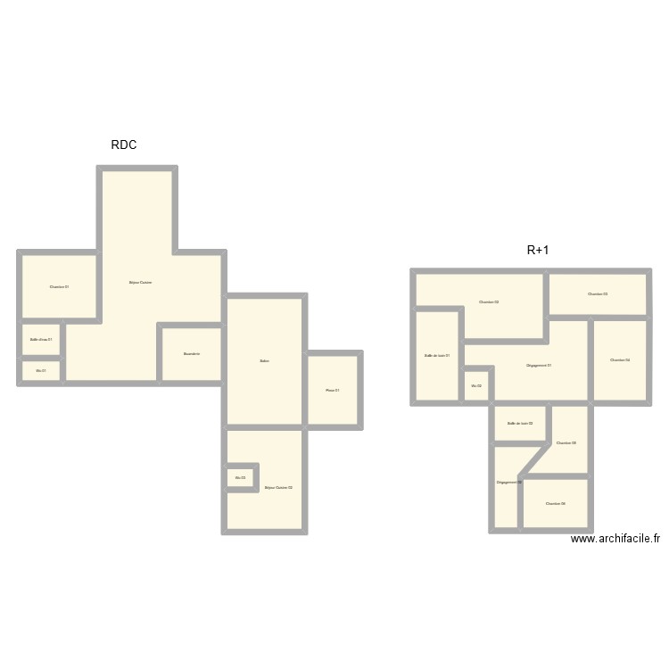 350602248. Plan de 19 pièces et 230 m2
