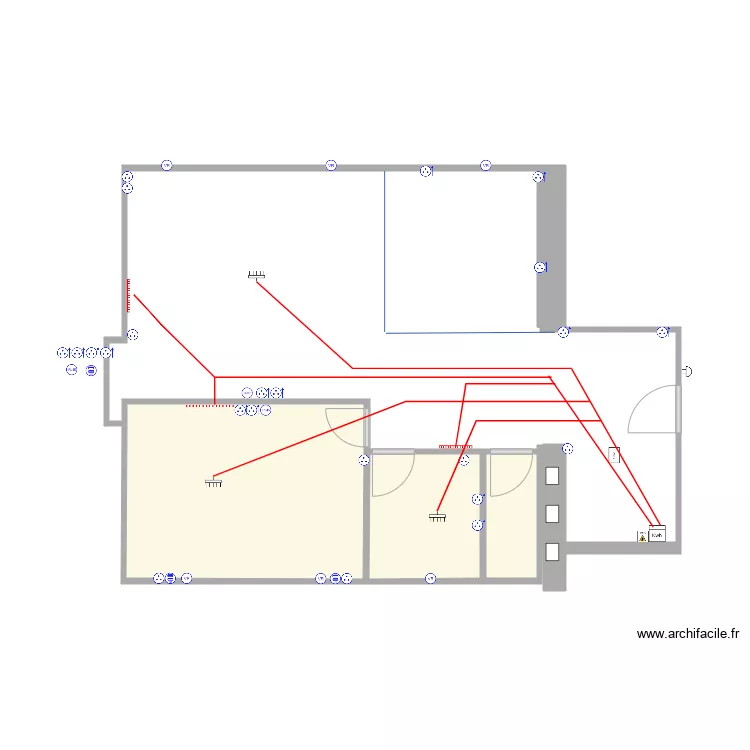 Plan electricite PC 2. Plan de Plan electricite PC 2. Plan de