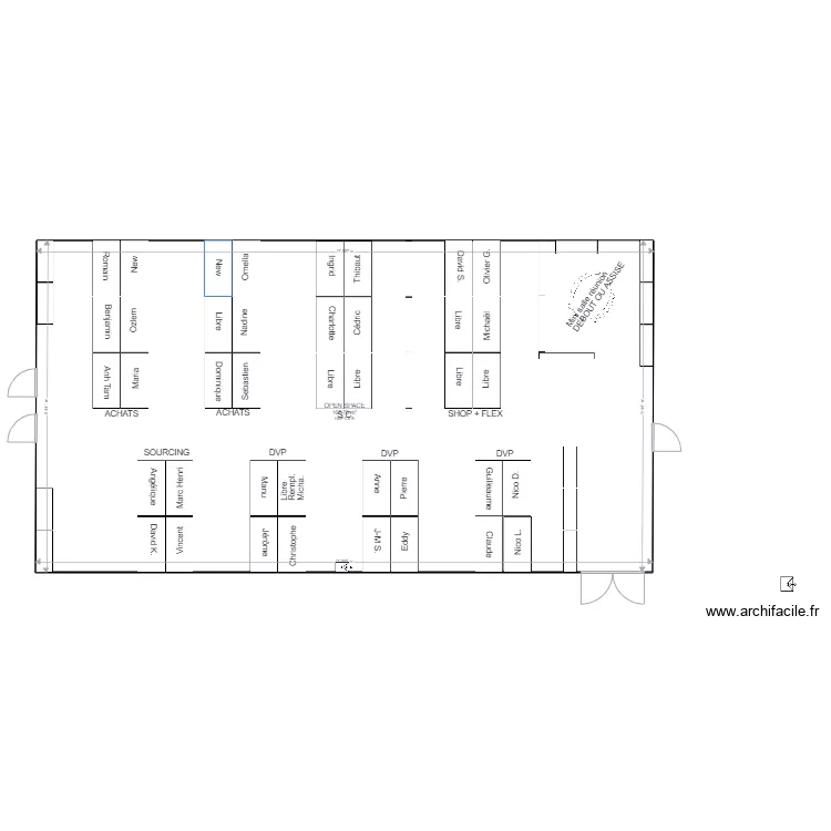 Product SWISS. Plan de 