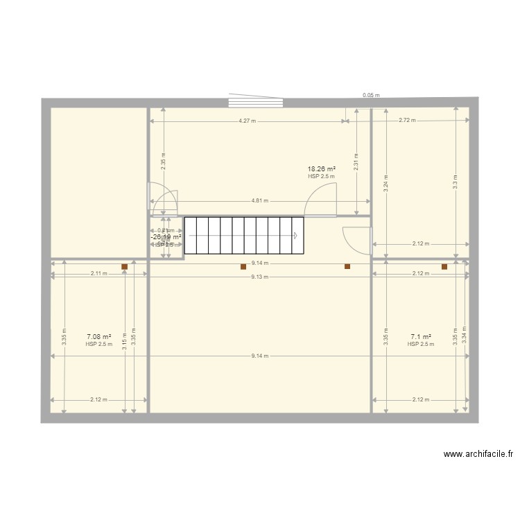 Plan tactac mezzanine . Plan de 0 pièce et 0 m2