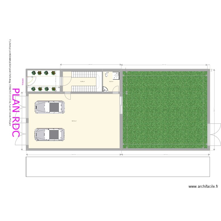 Plan M. Plan de 0 pièce et 0 m2