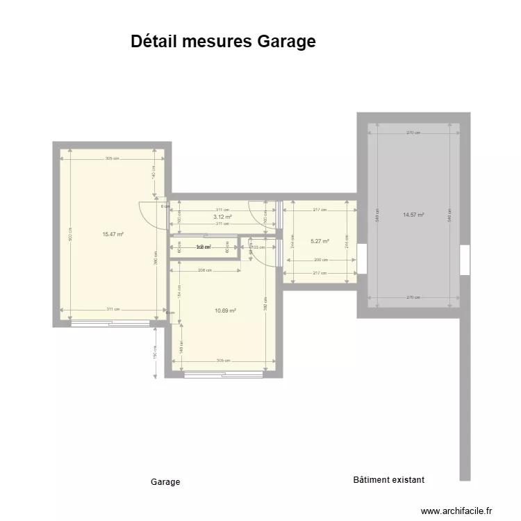 Futur Maison. Plan de 