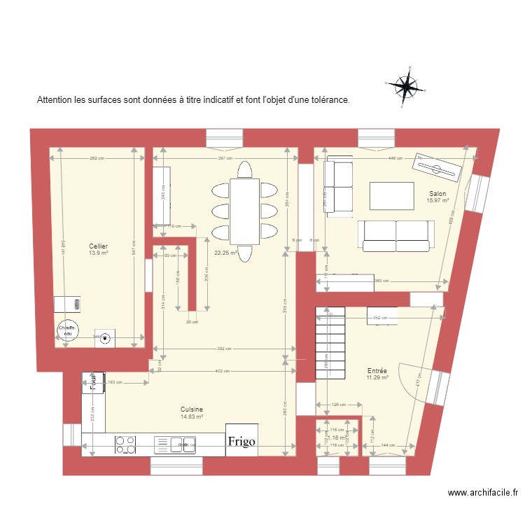 BI 1253. Plan de 0 pièce et 0 m2