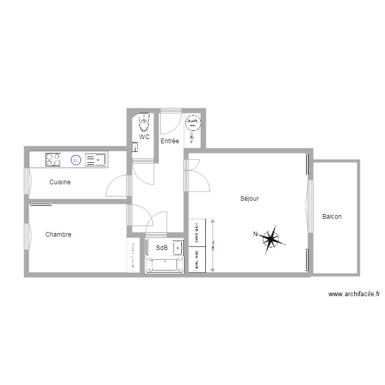 St Denis 175. Plan de 0 pièce et 0 m2