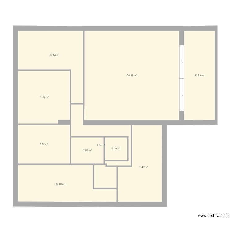 LALEIX. Plan de 0 pièce et 0 m2