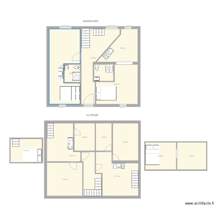 Maison Maisons Alfort V3 RDC. Plan de 0 pièce et 0 m2