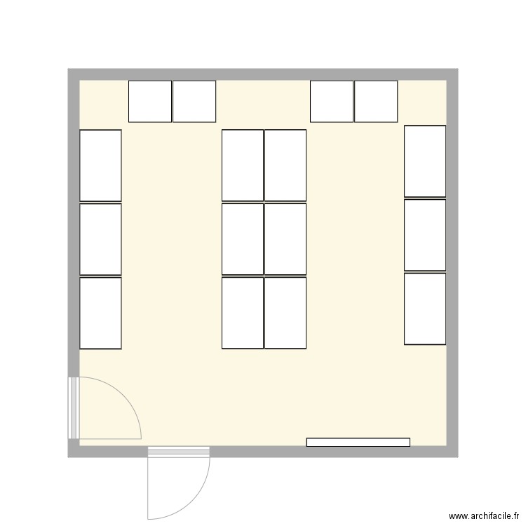 Dressing  Homblieres. Plan de 0 pièce et 0 m2