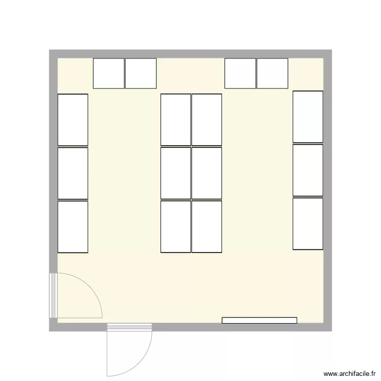 Dressing Homblieres. Plan de Dressing Homblieres. Plan de