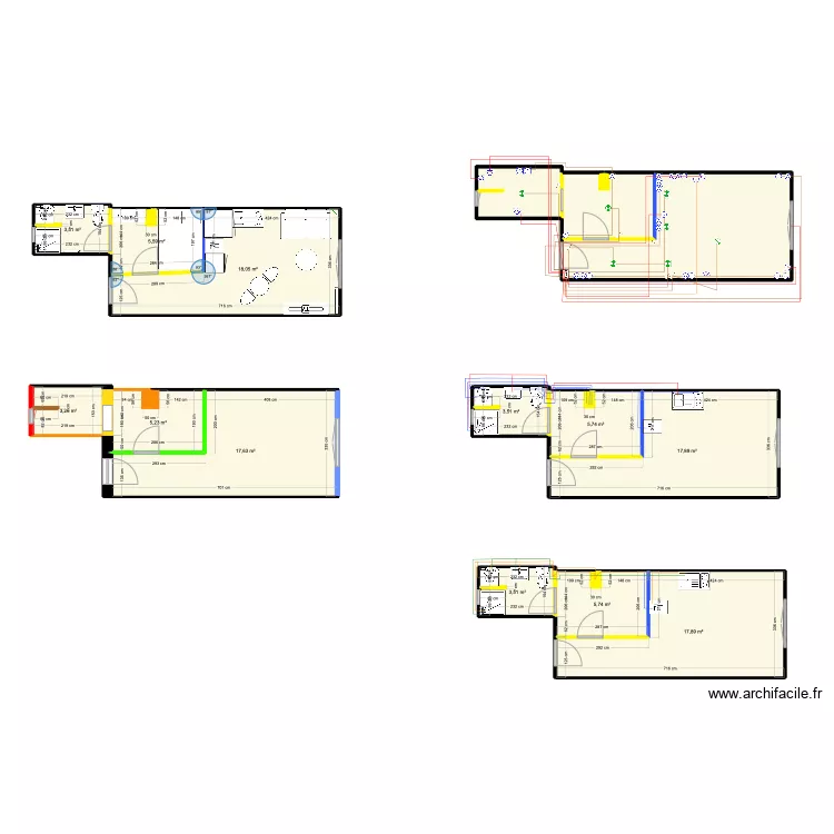 Charonnerie 28m. Plan de 