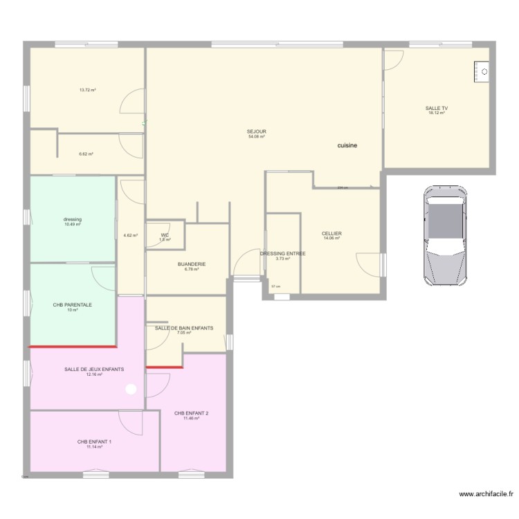 PROJET AUdrey JULIEN ino. Plan de 0 pièce et 0 m2