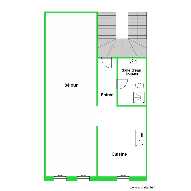 albert vert. Plan de 