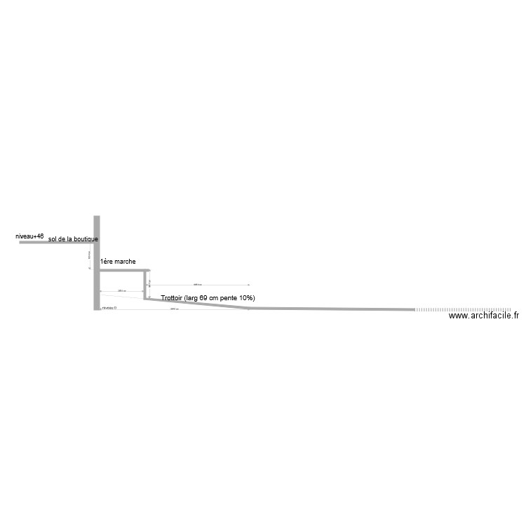 détail entrée. Plan de 0 pièce et 0 m2
