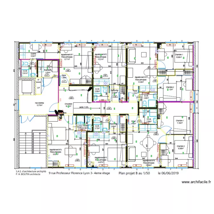 Plans &eacute;lec prof florence. Plan de 