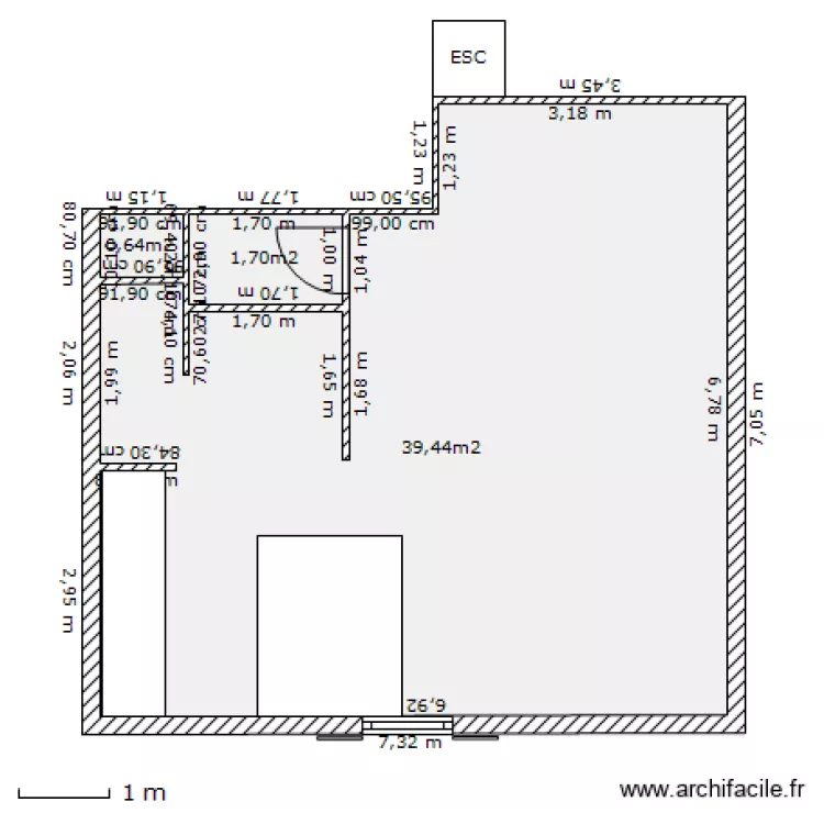 mezzanine. Plan de 