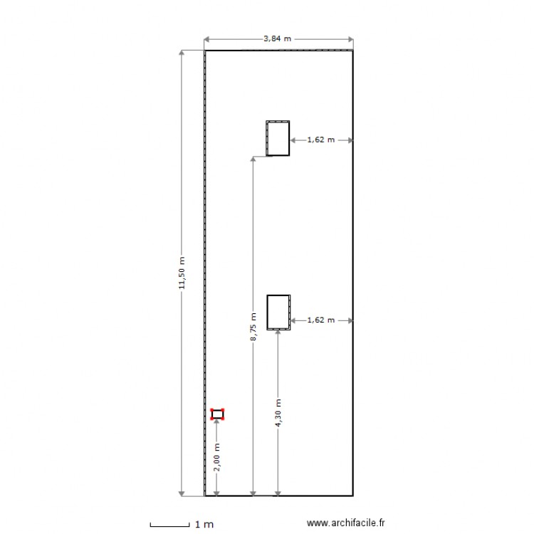 FACADE OUEST APRES TRAVAUX. Plan de 0 pièce et 0 m2