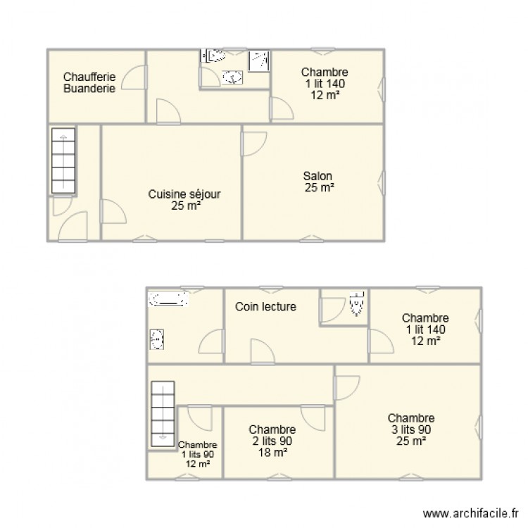 plan 1050 Paccard. Plan de 0 pièce et 0 m2