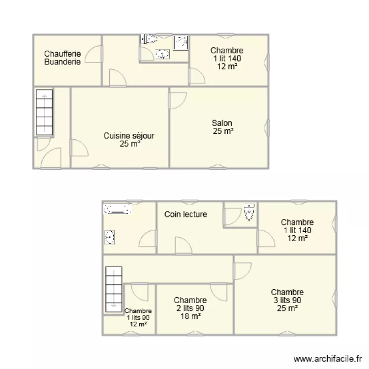 plan 1050 Paccard. Plan de 