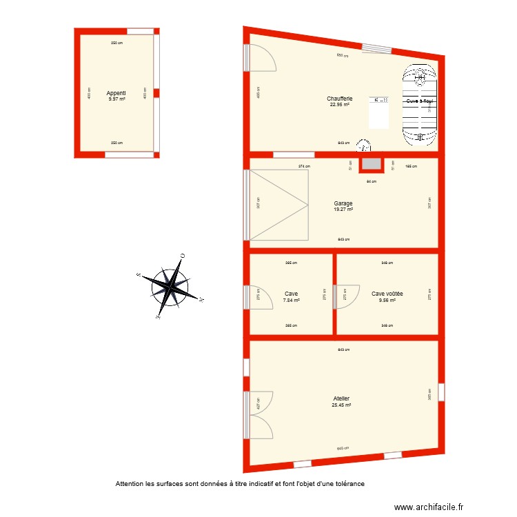 BI 4118 RDC côté. Plan de 0 pièce et 0 m2