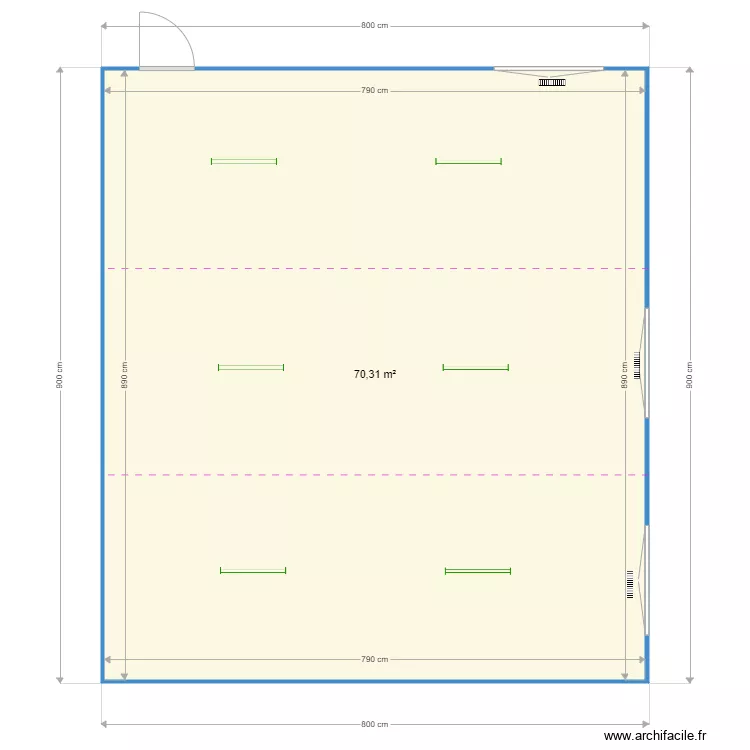 Ecole Saint Fran&ccedil;ois Obaix. Plan de 