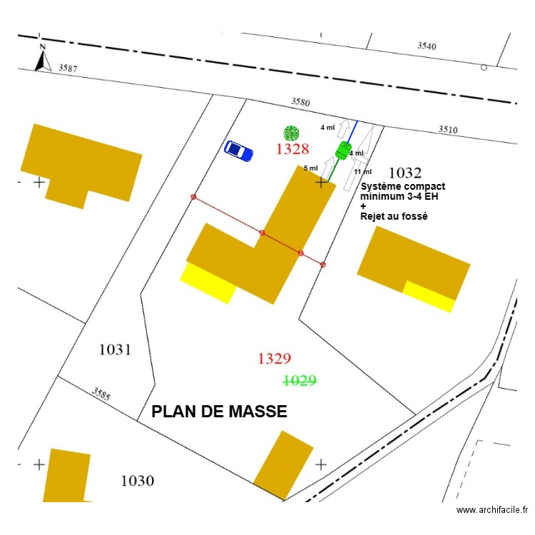 Chadelaud. Plan de 0 pièce et 0 m2