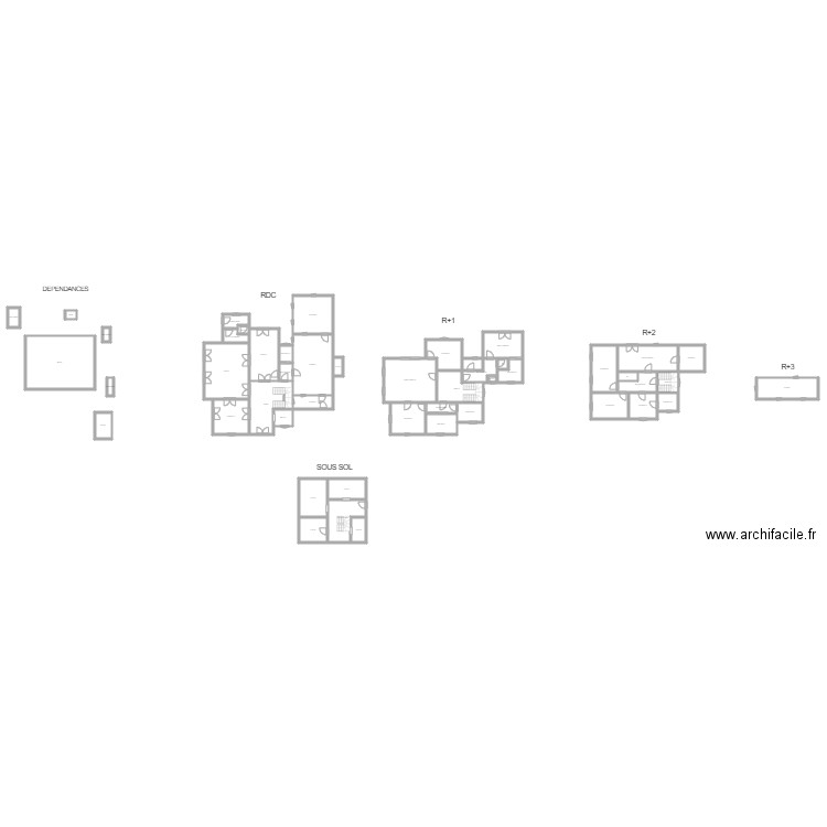 350601028. Plan de 49 pièces et 516 m2