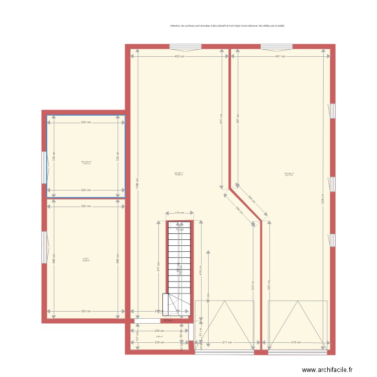 BI 1303 MEISTERZHEIM sous sol côté. Plan de 0 pièce et 0 m2