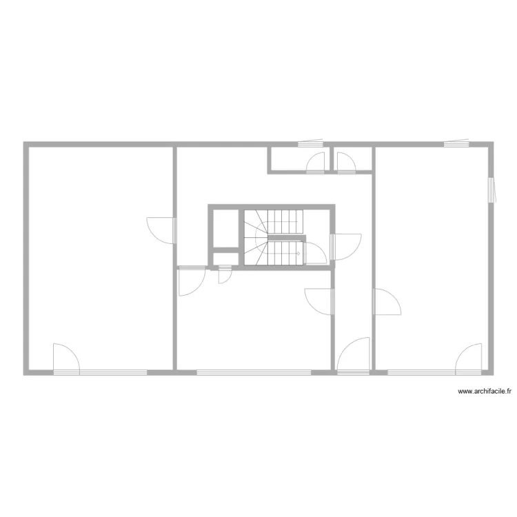 Ferme ARC en ciel rez de chauss&eacute;e. Plan de 
