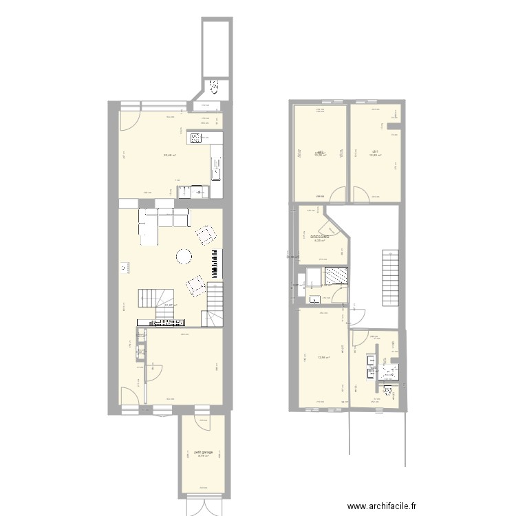 ST SYMPH 06 02 22  reno. Plan de 14 pièces et 158 m2