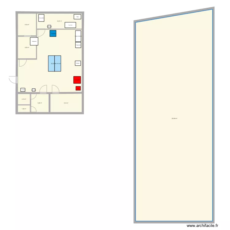 LABO PATISSERIE base. Plan de 