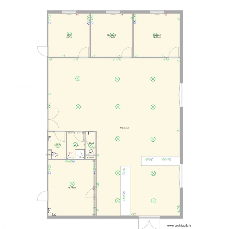 CAA. Plan de 0 pièce et 0 m2