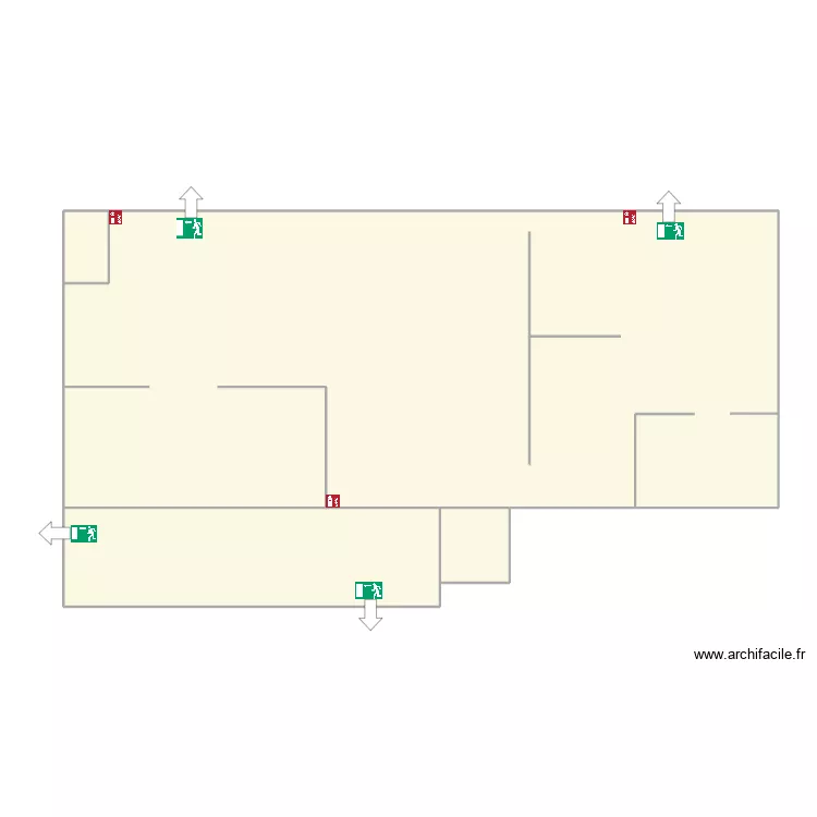 planevacuation. Plan de 