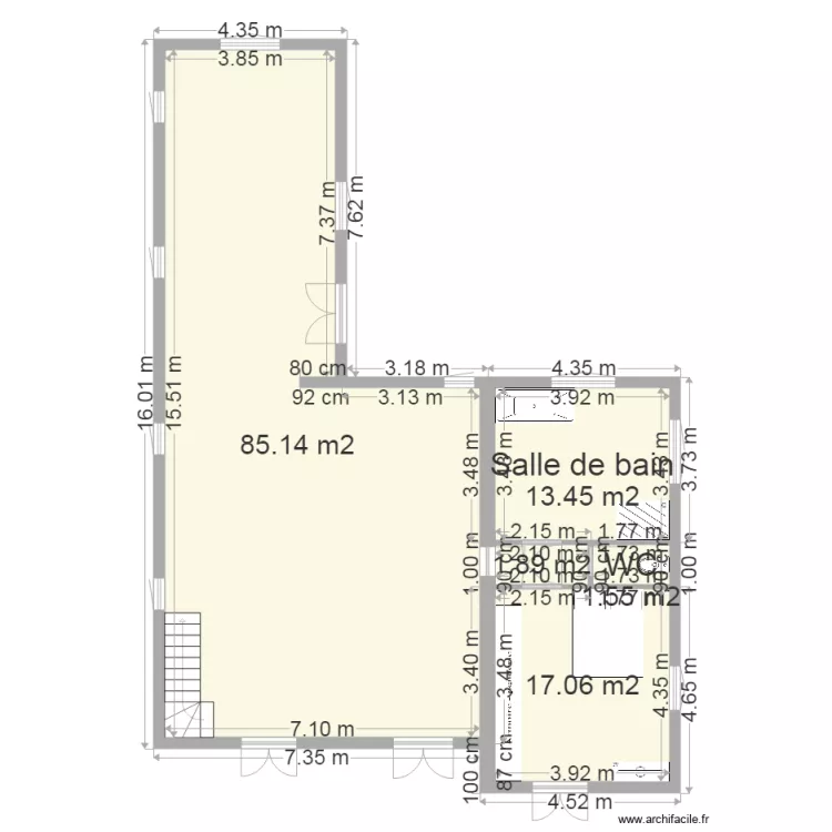 rdc. Plan de rdc. Plan de
