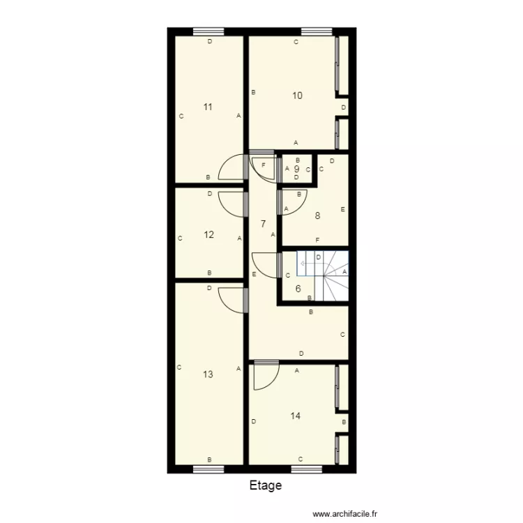 184540 SOMEIL. Plan de 