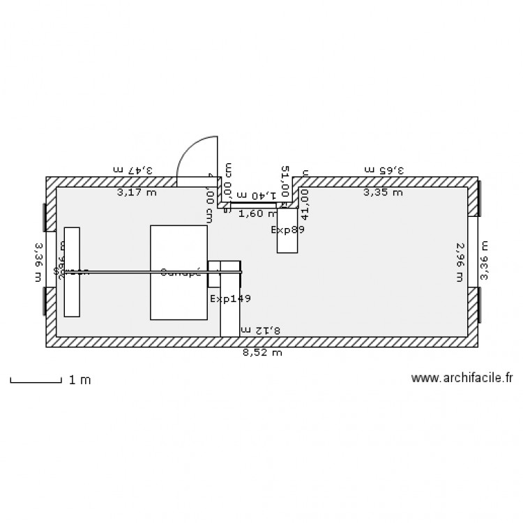 Bureau. Plan de 0 pièce et 0 m2