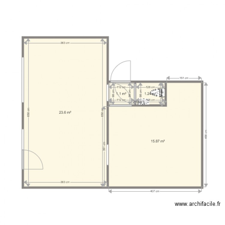 Plan Existant Tierra. Plan de 0 pièce et 0 m2