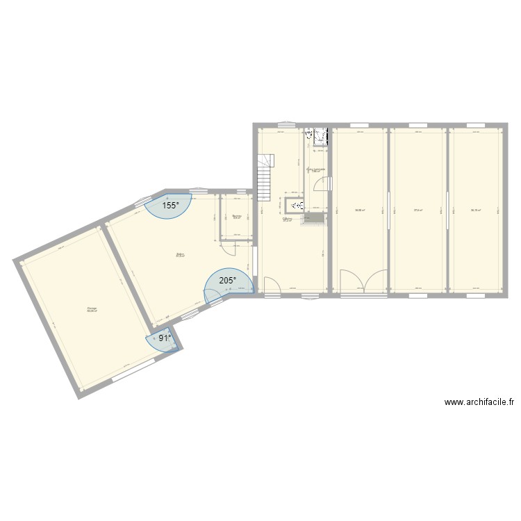 vougydef. Plan de 14 pièces et 392 m2