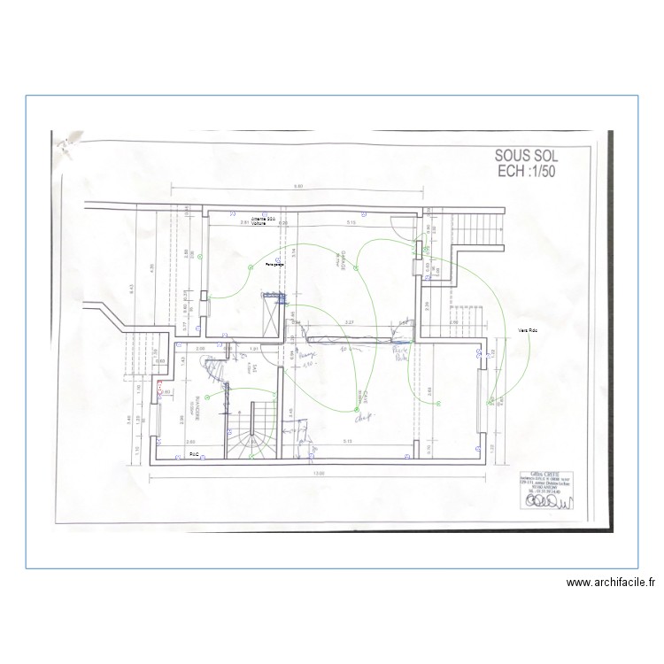 David Sous Sol. Plan de 0 pièce et 0 m2