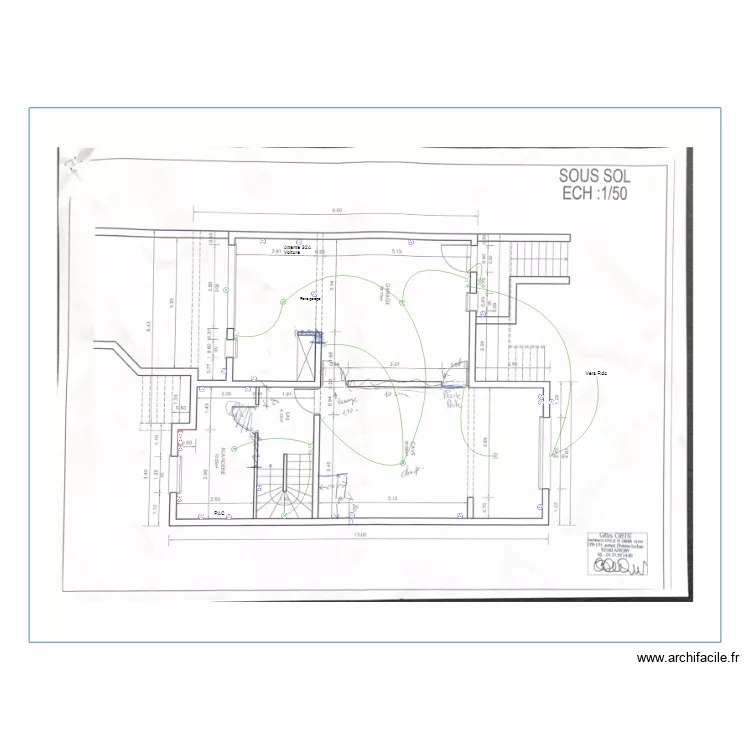 David Sous Sol. Plan de David Sous Sol. Plan de