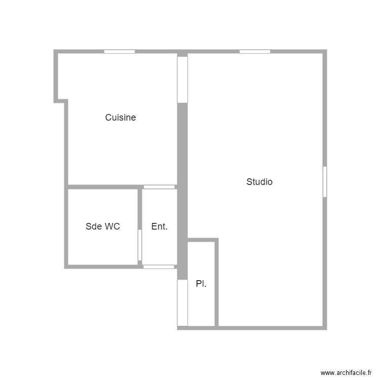 versailles stud. Plan de 0 pièce et 0 m2