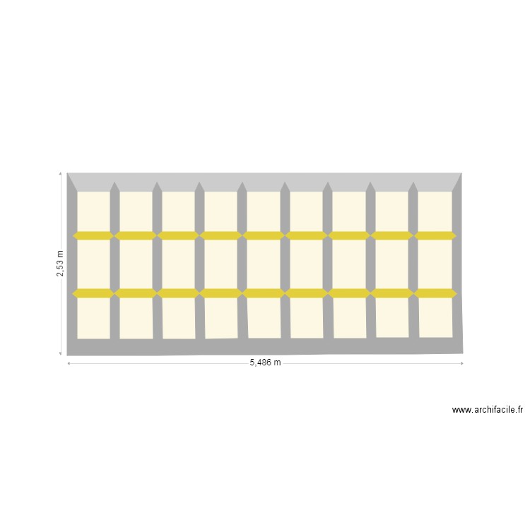 terrasse ouest. Plan de 0 pièce et 0 m2